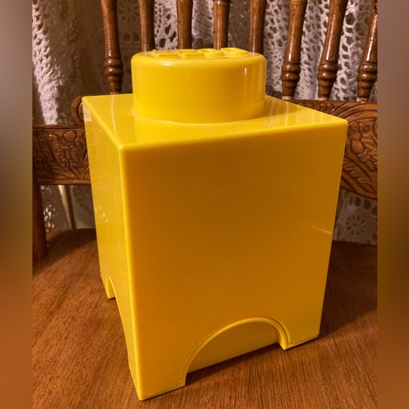 Lego Other - LEGO Yellow Storage Brick - Toy Storage and Funky Geek Chic Decor